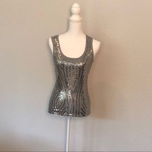 Michael Kors | Sequined Sleeveless Tank top XS